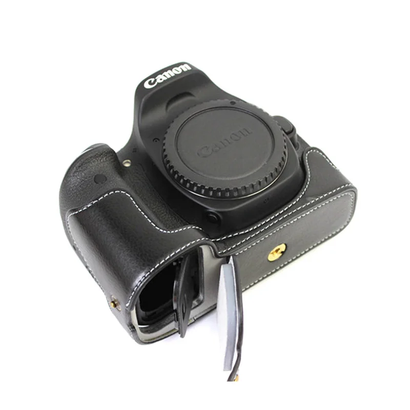 Camera pu leather Bag Body Case For Canon EOS 550D 1100D 1200D 1300D 1500D 2000D 4000D 3000d Rebel T6 T7 Protective sleeve box