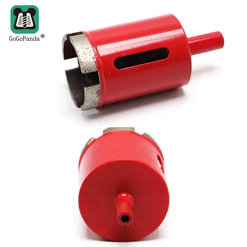 Gogopanda-broca núcleo de 6mm a 60mm, broca para mármore, granito, pedra, material de cimento, sinterização, diamante, frete grátis