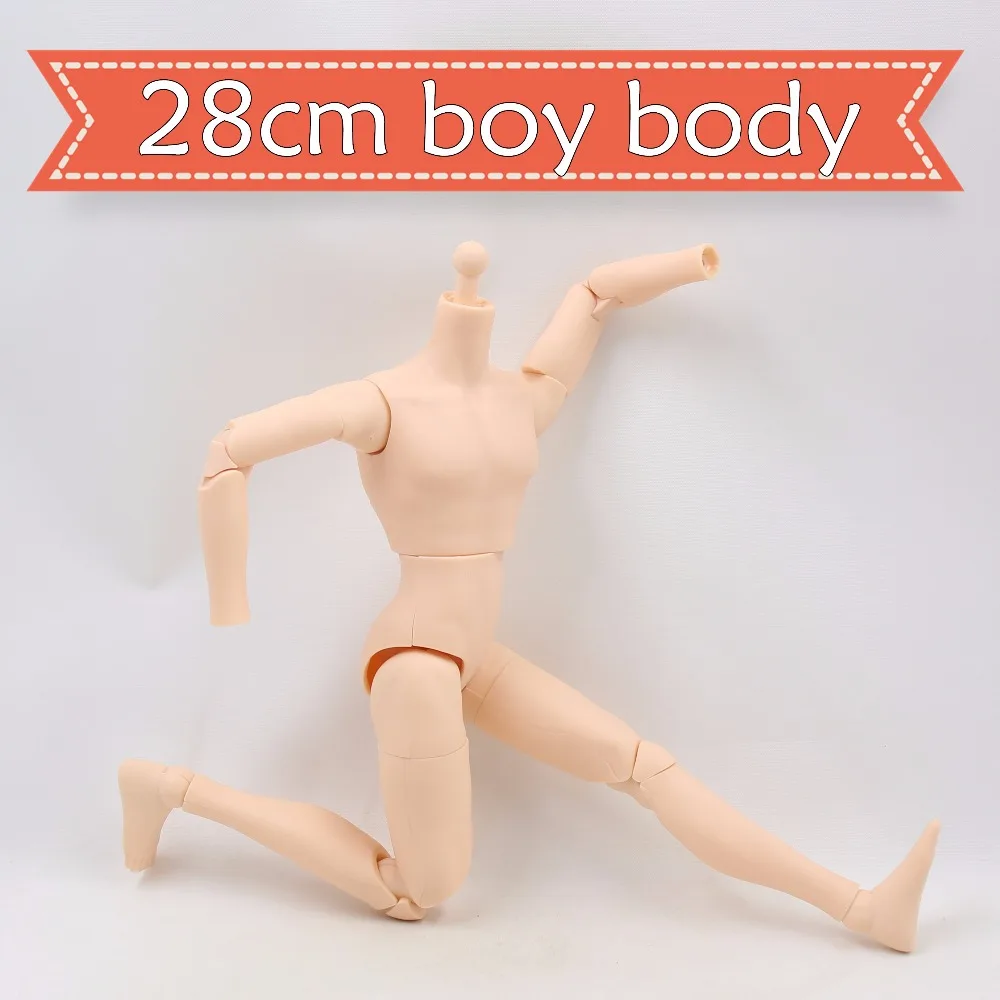 DBS boy body natural skin 28cm Male Body joint body Figure Asian Bodies Muscular