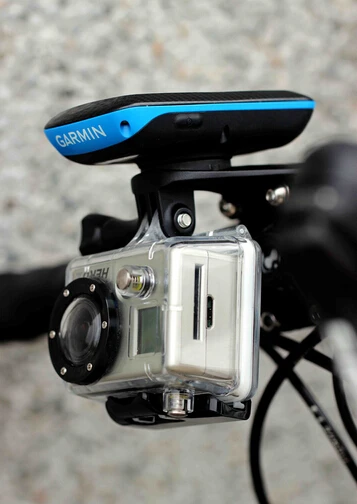 فوريرز HA-S014 دراجة المقود الجذعية محول تركيب/حامل ل GARMIN Edge810 800 510 500 200 الكمبيوتر وGoPro HERO HERO2 ، HERO3