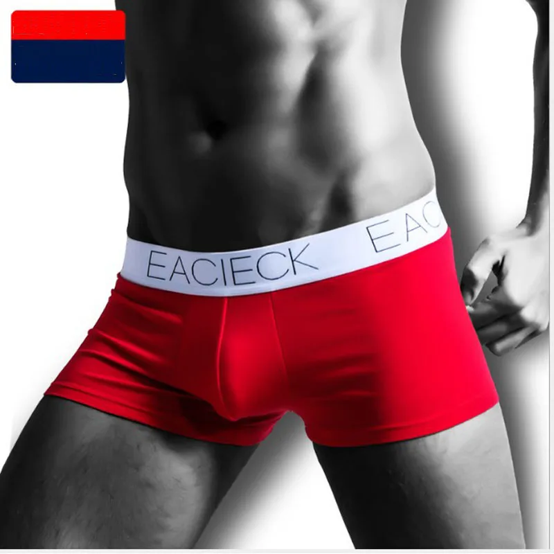 Heren Boxer Sexy, Zweet Absorberend, Ademend, Katoen Boxers, Midden Taille Mannen Ondergoed