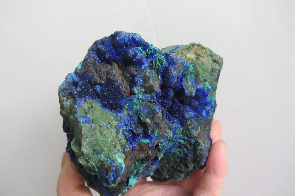 1707.0g  Natural Azurite and malachite symbiotic mineral specimen