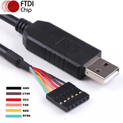 6Pin FTDI FT232RL FT232 Module For Arduino USB to TTL UART Serial Wire Adapter RS232 Download Cable Module