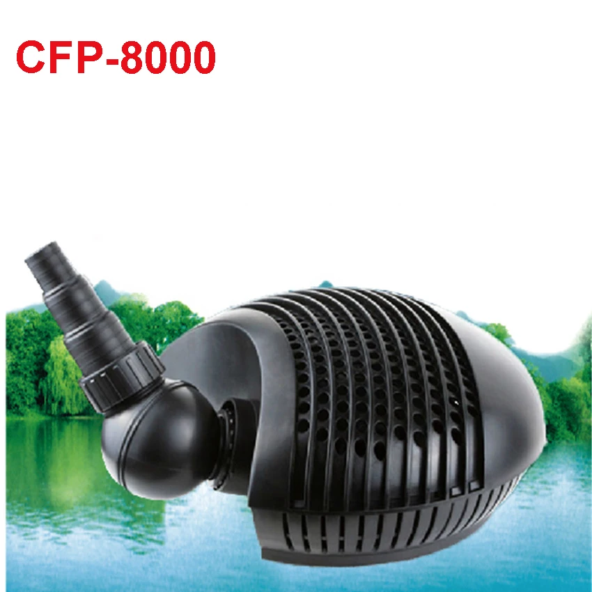 

75 W Asynchronous Pump with Protective Cage for Ponds and Pools Cascades CFP-8000 Pond water pump