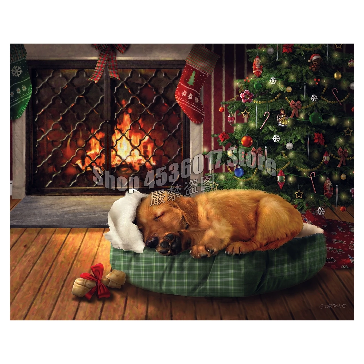 Diamond Embroidery Christmas Wishes Diamond Mosaic Full Rhinestones animals Dogs Picture Diy Diamond Painting Cross Stitch Gift