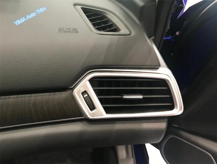 

Lapetus Dashboard Side AC Air Outlet Vent Frame Cover Trim 2 Pcs Fit For Honda Insight 2019 ABS Carbon Fiber Look / Matte