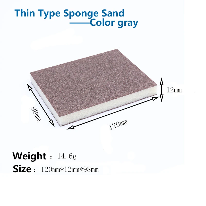 1pcs High Quality Polishing Sanding Sponge Block Pad Set Sandpaper Assorted 80-220 Grit Abrasive Tools Sandpaper Discs