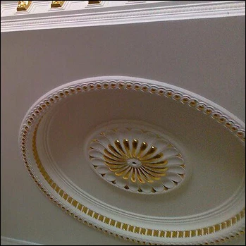 European Style Ceiling Rose Decoration Rosette PU Decorative Pendant Lamp Base Panel Chandelier Paterage Medallion Wall Moulding