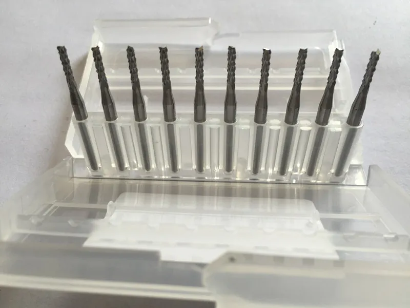 

10pcs 3.0mm 1/8" Shank Tungsten Carbide cutter Rotary Burr Set CNC Engraving Bit