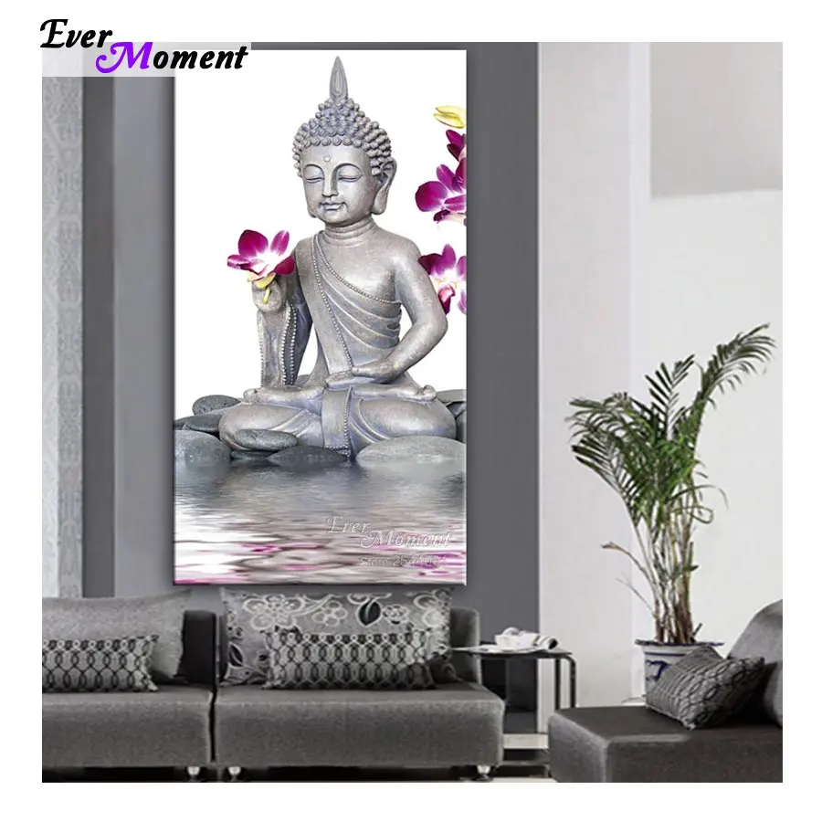 

Diamond embroidery rhinestone full diamond painting cross stitich buddha religion portrait flower ASF554 mosaic kit diy ASF554