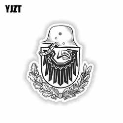 YJZT 10.3CM*12CM Car Window German Army Coat Of Arms Emblem Eagle Car Sticker Decal 6-2183