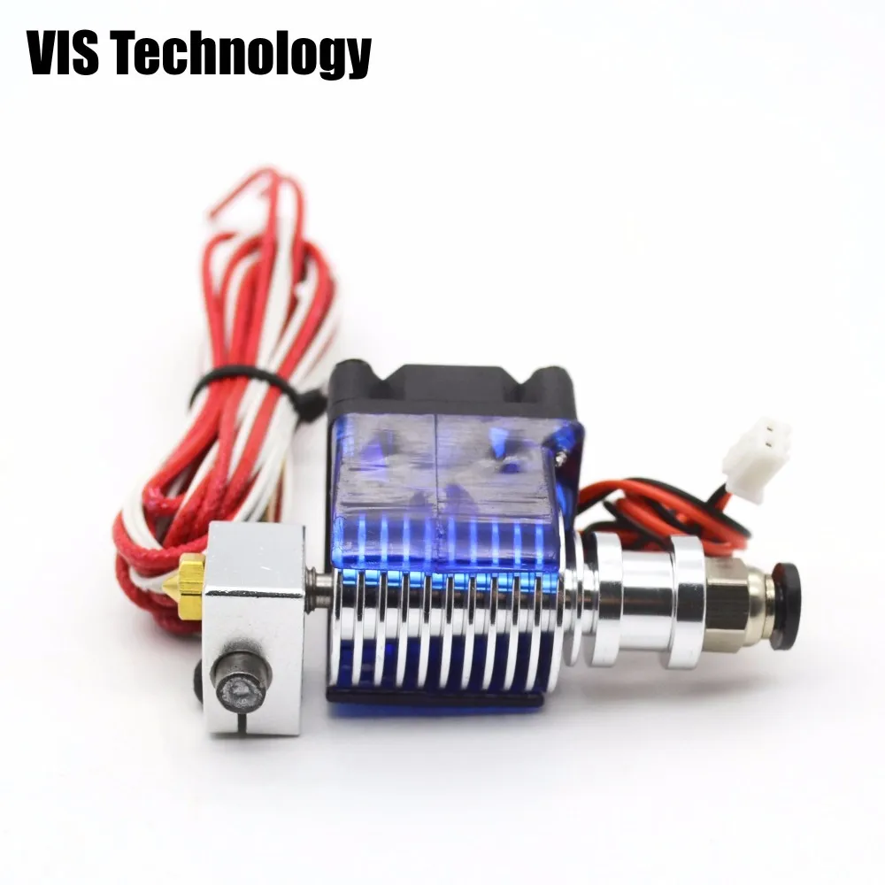 3D V6 Long distance J-head Hotend for 1.75mm Bowden Extruder with Cooling fan for RepRap 3D Printer