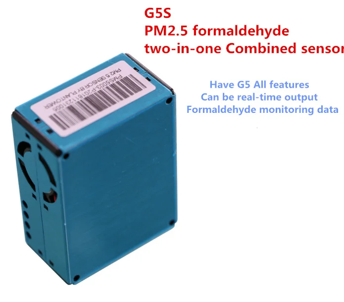 

Fast Free Ship 2PCS/LOT Detects Formaldehyde and PM2.5 PMS5003S G5S PM2.5 laser dust Formaldehyde two-in-one sensor