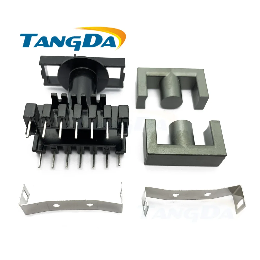 Tangda ETD29 transformer bobbin transformer frame +PC40 ferrite core soft magnetic core  ETD 29 14pin 14p 7+7 vertical AG