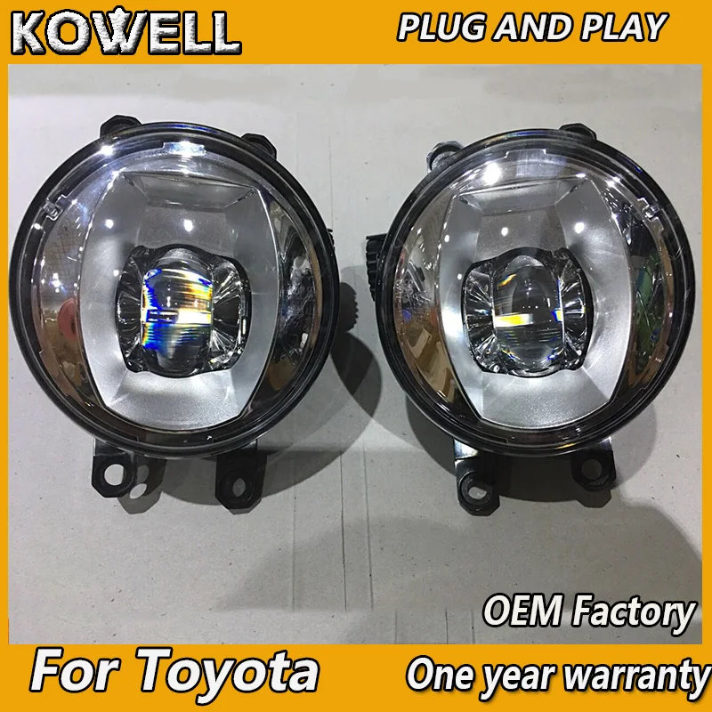 Car Styling Fog Lamp for Valeo for Toyota Reiz ALLION PREMIO ALLION MODELLISTA  for valeo original LED fog light assembly