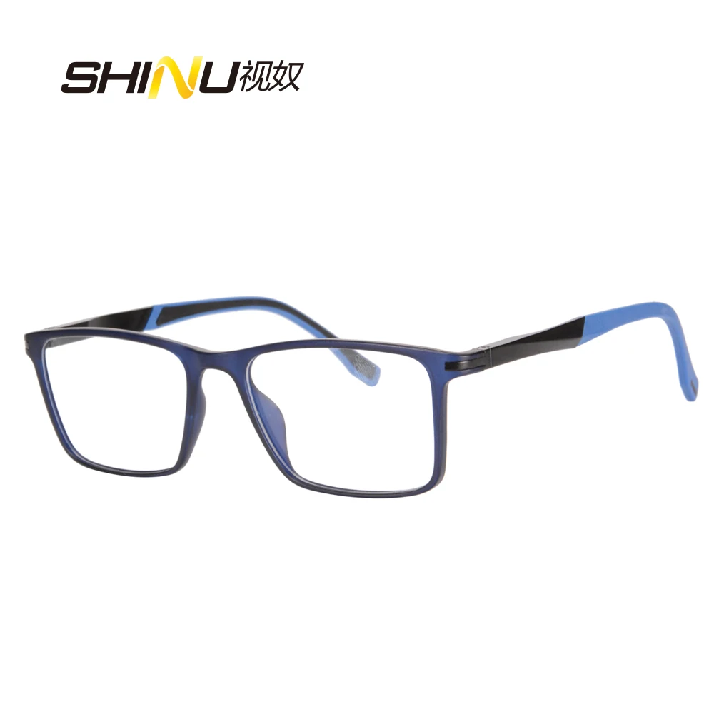 SHINU Blue Light Blocking Progressive Multifocal Reading Glasses Men prescription glasses myopia single visiion
