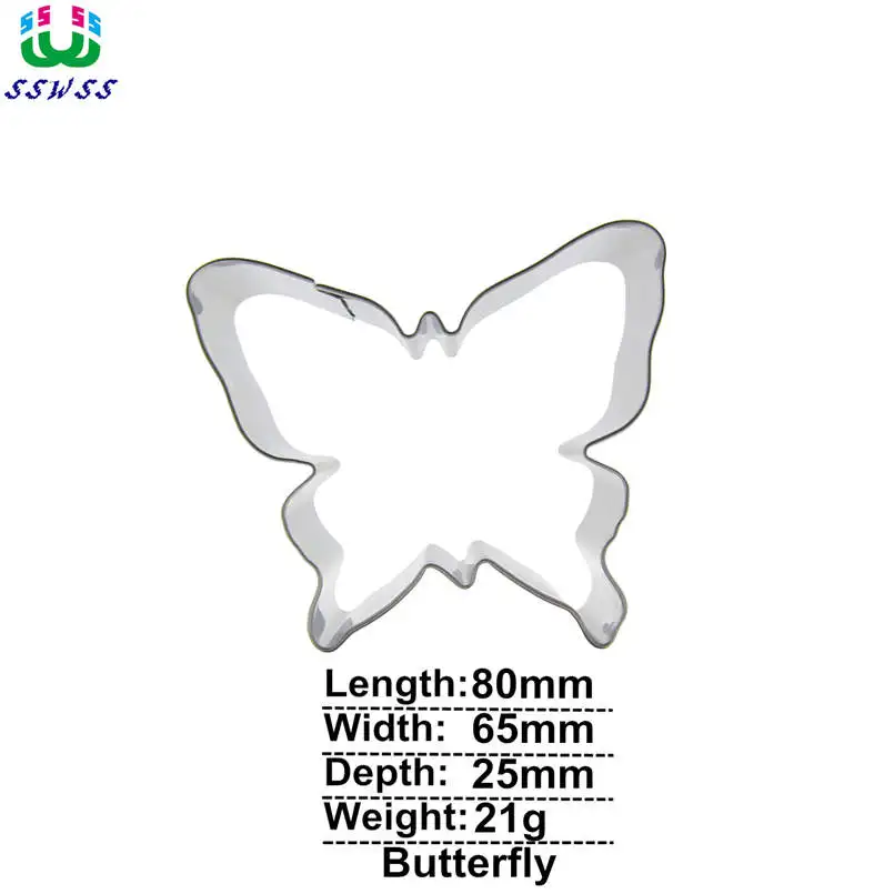 Insect Cake Decorating Fondant Cutters Tools,Small Swallowtail Butterfly Shaped Cake Cookie Biscuit Baking Molds,Direct Selling