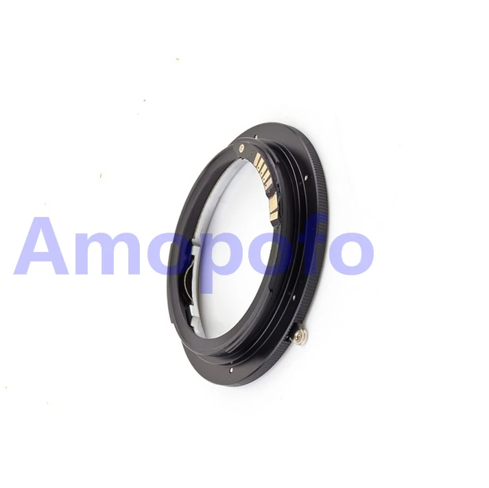 Amopofo LR-EF Electronic ring Adapter,for Leica R LR L/R Mount Lens to for Canon EOS  EF 5D / EF 5D Mark II / EF 7D Camera.