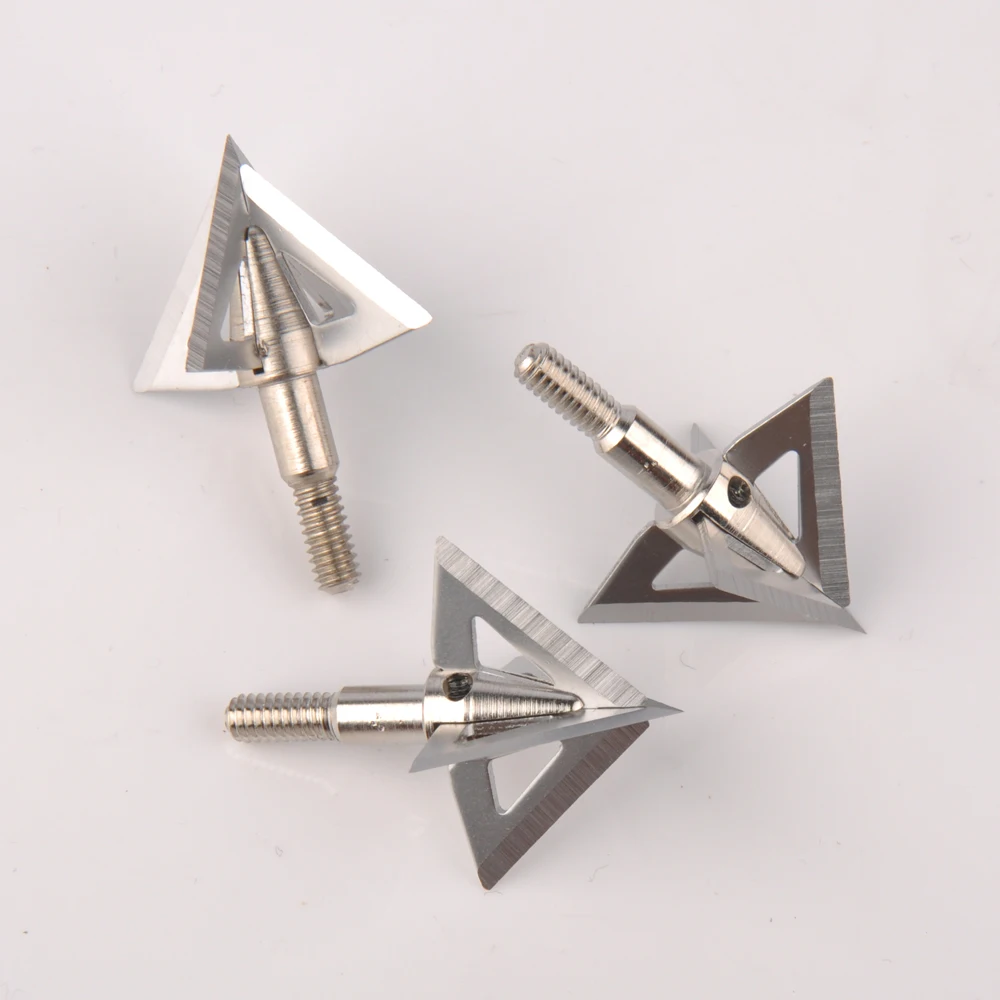 Arrowheads Cross Star Arrow Heads Tip Point Diameter 6.2mm for Outdoor DIY Bow and Arrow Archery Hunting Shooting