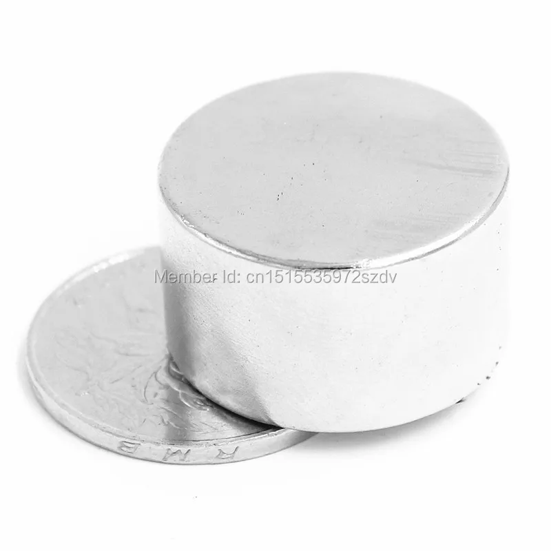 50pcs Strong Round Dia  25mm x 20mm N35 Rare Earth Neodymium Magnet Art Craft Fridge 25x20mm