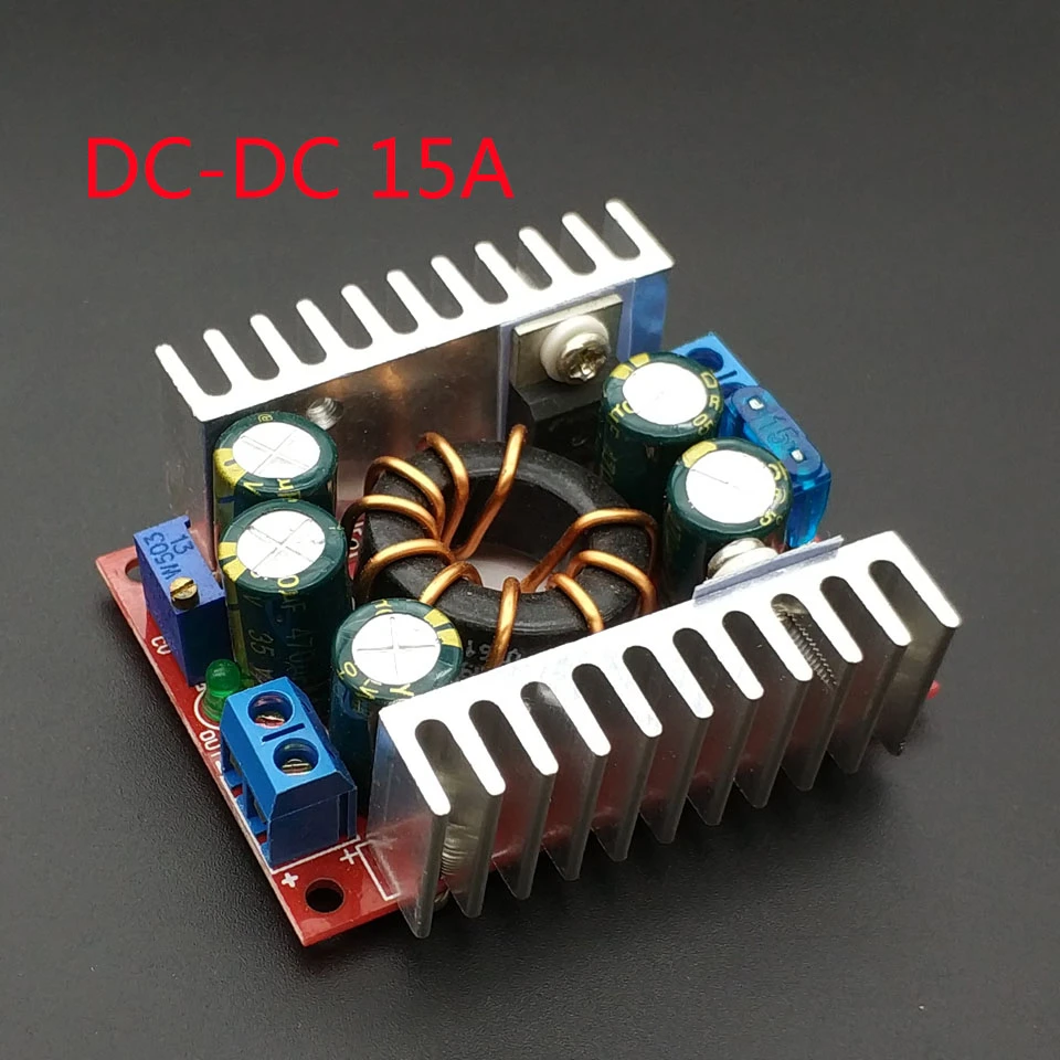 DC-DC High Power low ripple 15A Adjustable step-down module 98% high efficiency vehicle-mounted Power supply module