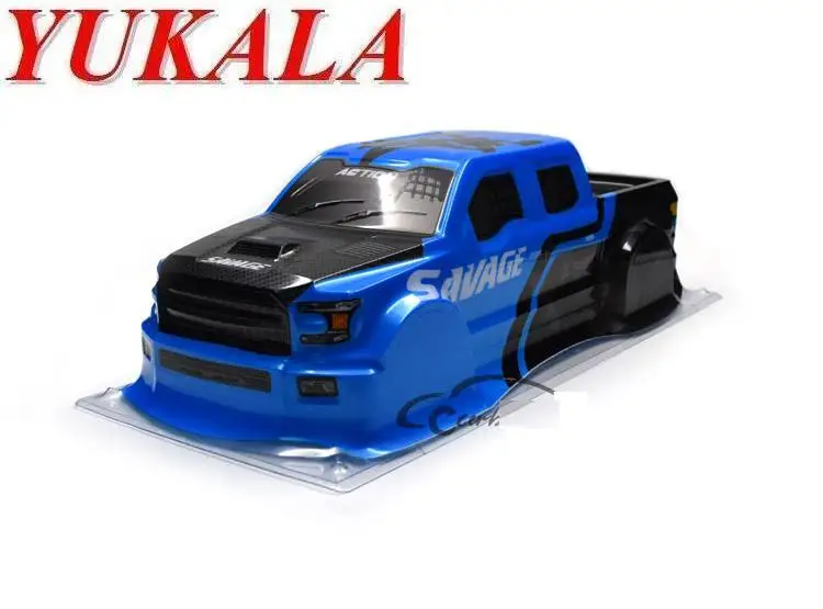 2018 newest  PVC RC Truck shell body for 1/18 RC truck size 223*98*55mm wheel base 145mm