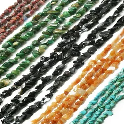 5-8mm Natural Material Stone Beads Freeform Chip Loose Gravel Beads For Jewelry Making Necklace Bracelet DIY Jewelry Findings