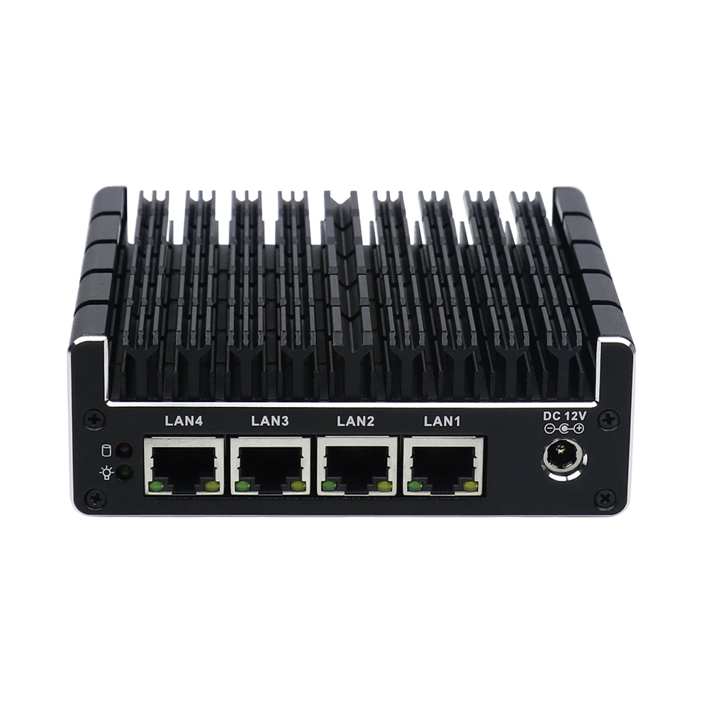 Pfsense AES-NI Mini PC Intel Quad Core J3160 Windows 11 Soft Router 4*LAN Dual HDMI Appliance Computer 1*COM  Gaming Firewall PC