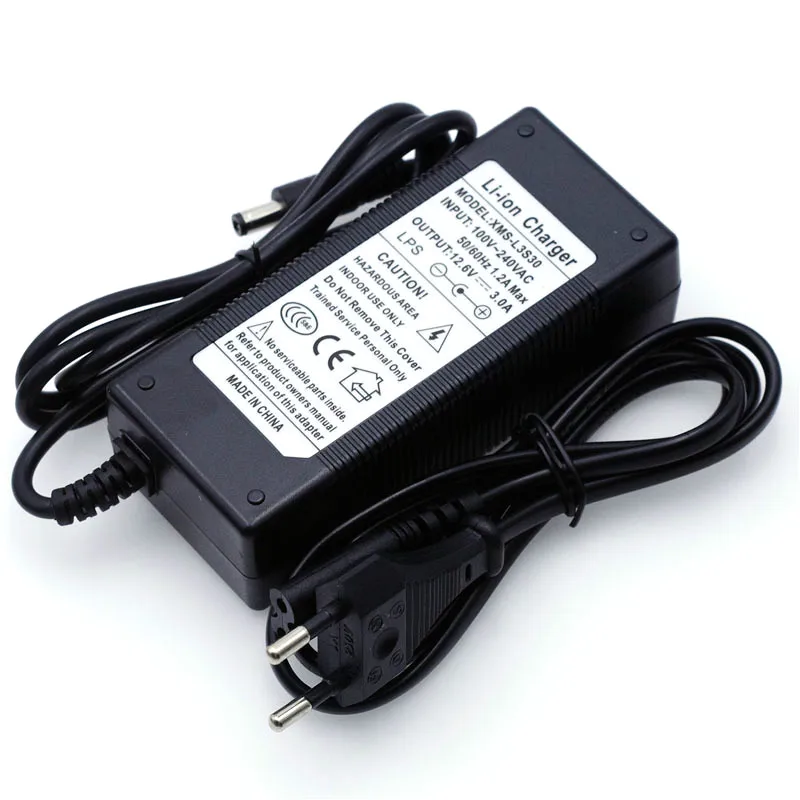 12,6 V 3A 18650 Lithium-akku Ladegerät 3 String Konstante strom konstante spannung 12V Polymer Lithium-Ladegerät