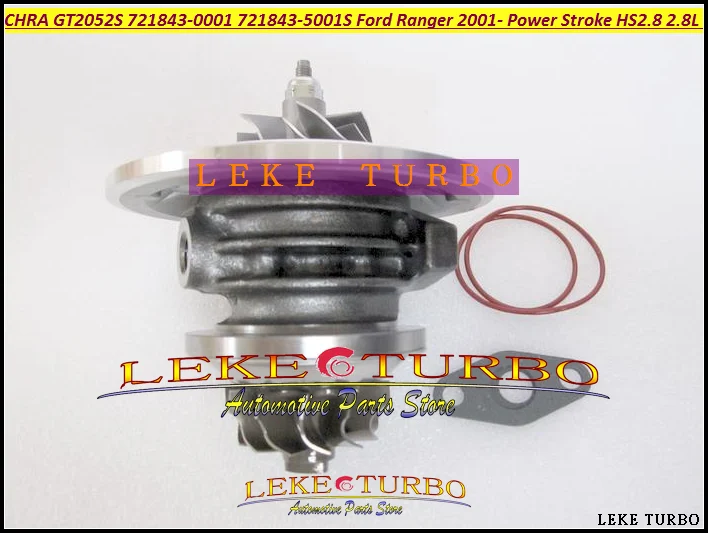 Free Ship Turbo Cartridge CHRA Core GT2052S 721843-0002 721843-5001S Turbocharger For Ford Ranger Power Stroke HS2.8 2.8L 130HP