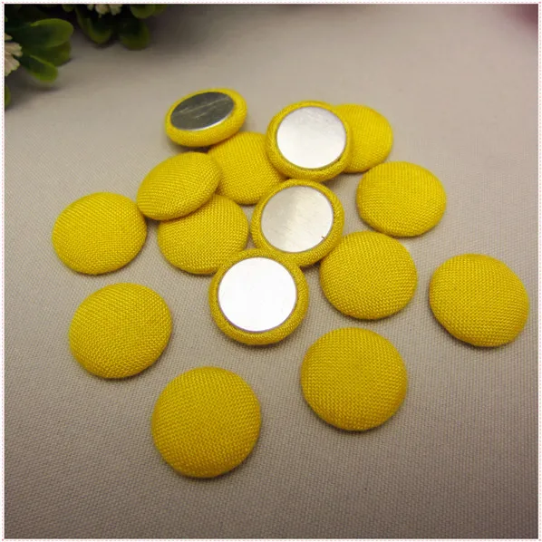 YJHSMY 24 Style 72 pcs mix/Lot 15mm Solid Fabric Covered Cloth Flat back Buttons, garment accessories,Diy BK025-1