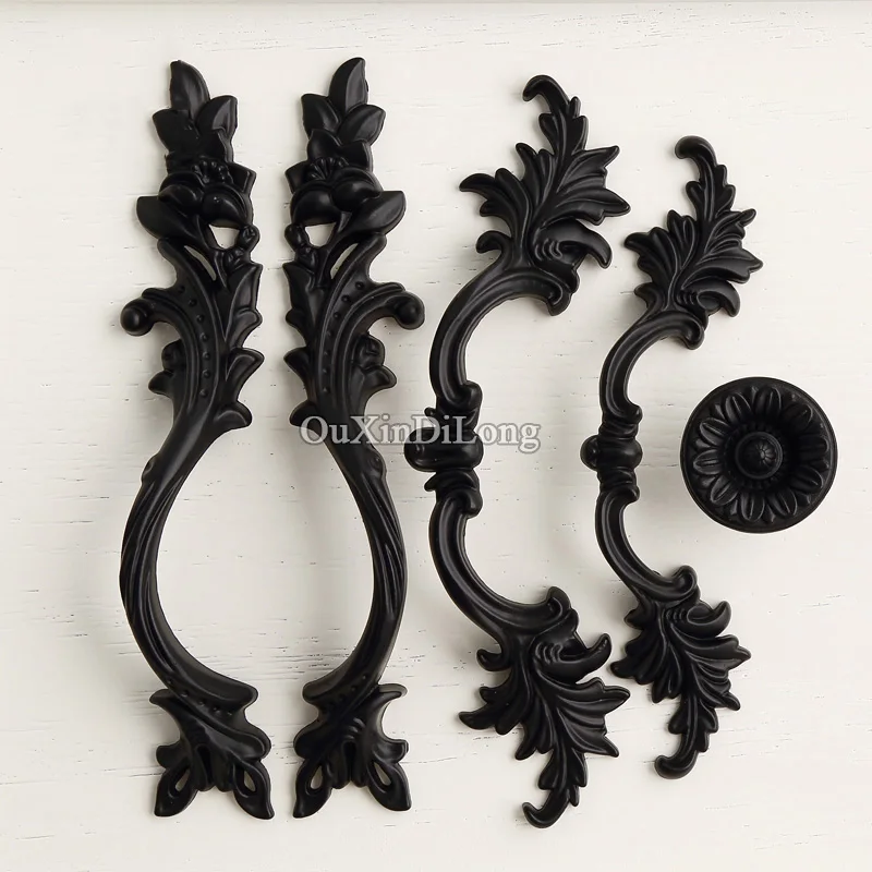 Designed 5Pair or 10PCS European Antique Kitchen Door Furniture Handles Cupboard Drawer Wardrobe Cabinet Pulls Handles and Knobs