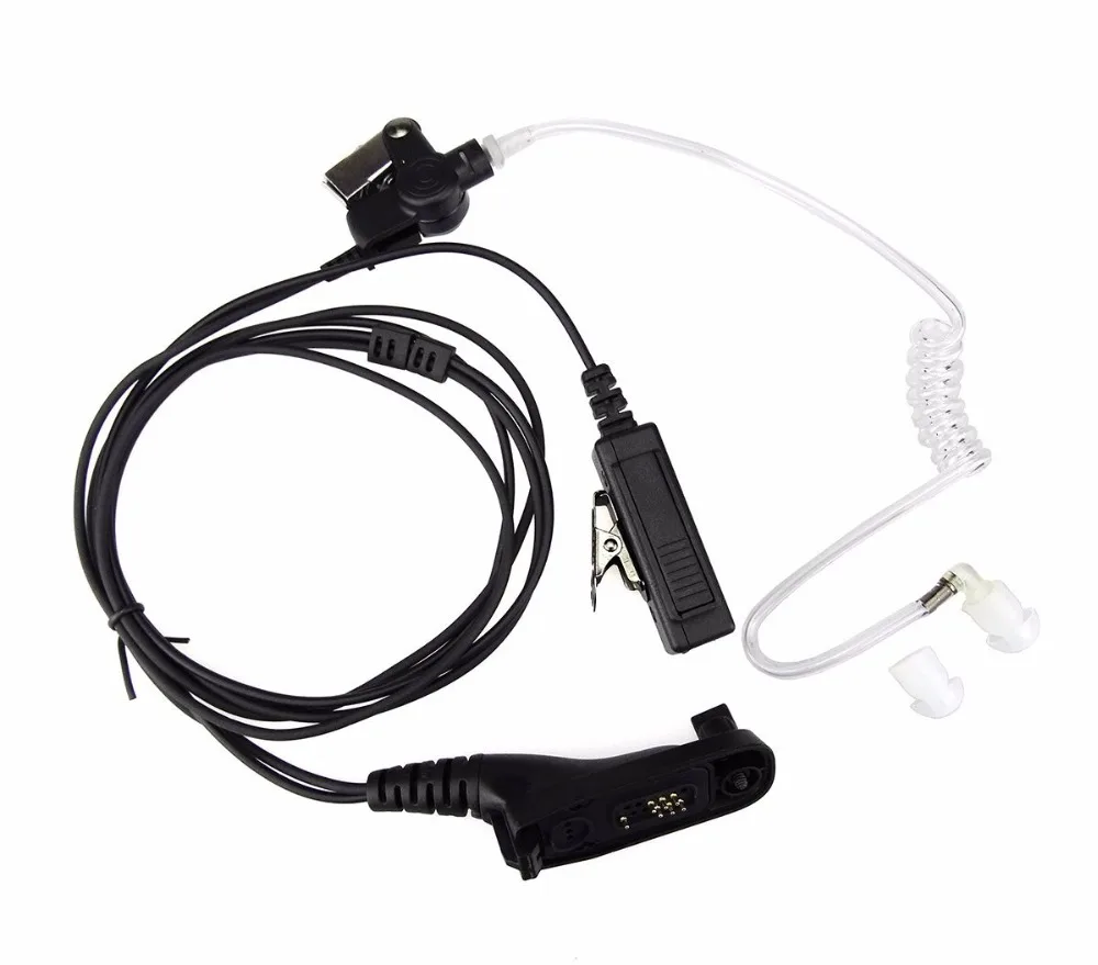 

Для Motorola Portable Radio FBI PTT Air Tube Earpiece Mic гарнитура APX2000 APX7000 APX6000 APX7500 DP4601 рация XiR P8668