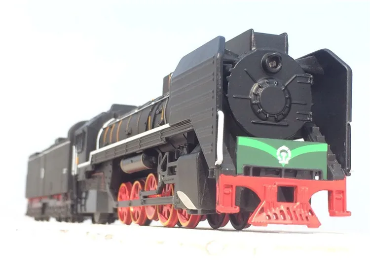 High simulation train model.1:87 scale alloy pull back Coal steam train,metal toy cars,free shipping