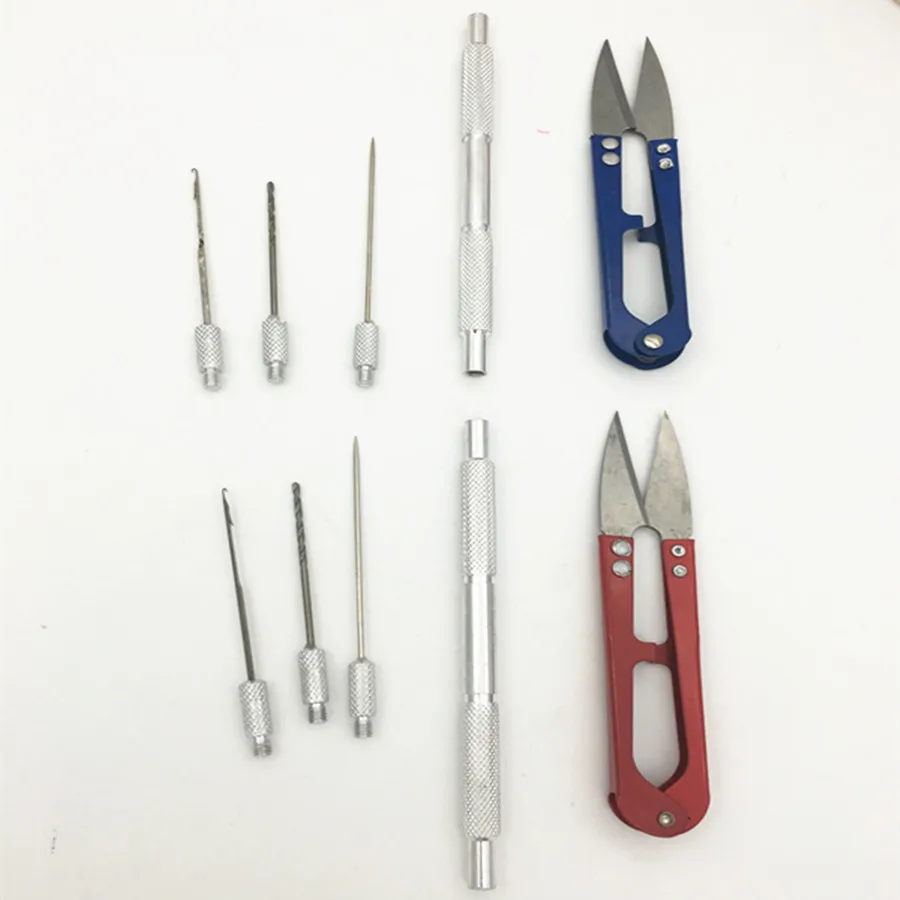 Carp Fishing Boilie Needle Splicing Needle Drill Baiting Tool Fiishing Scissors Nipper Trimming Scissors Nippers