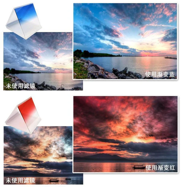 Venes Quảng Trường Đỏ Màu Lọc Cokin P Series