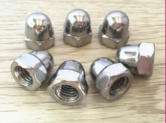 M1.4 M1.5 M3 M4 M5 M6 M8 M10 Cover Nuts Hex Head Metric Stainless Steel Dome Cap hex flange nut Four-Jaw Claws Nut T-Nut