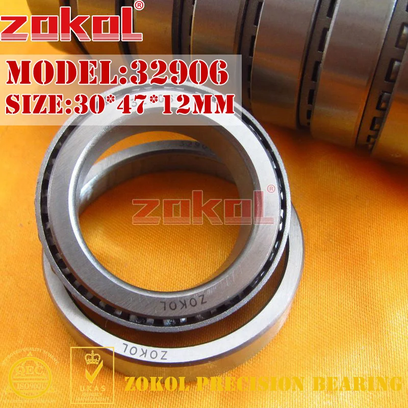 ZOKOL 32906 2007906E Tapered Roller Bearing 30*47*12mm