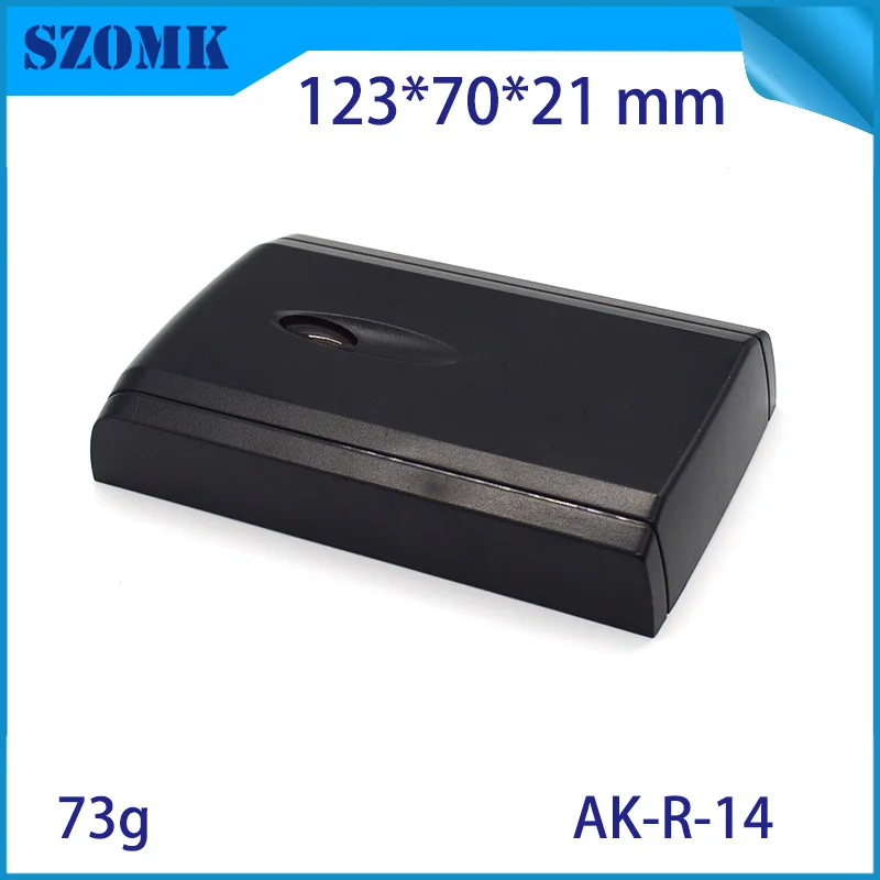 10Pcs 123*70*21mm black plastic enclosure reader sensor hot sales plastic instrument housing access control device enclosure