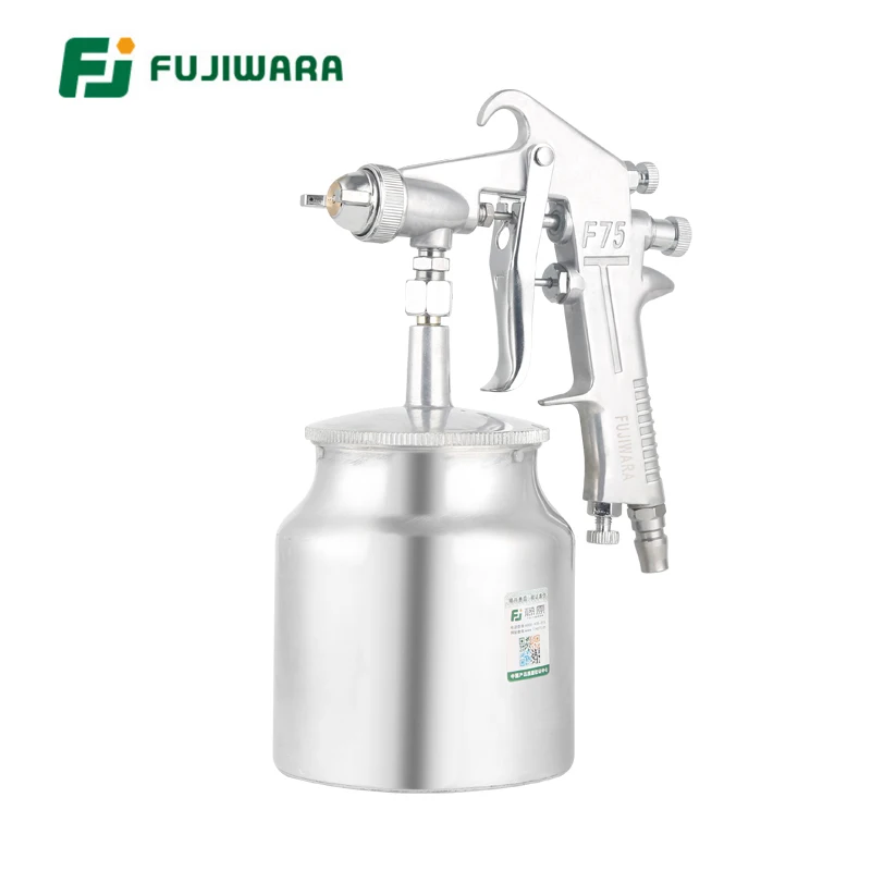 

FUJIWARA F-75 High Pressure Spray Gun 1.5MM Caliber Nozzle 400ml/750ml Capacity