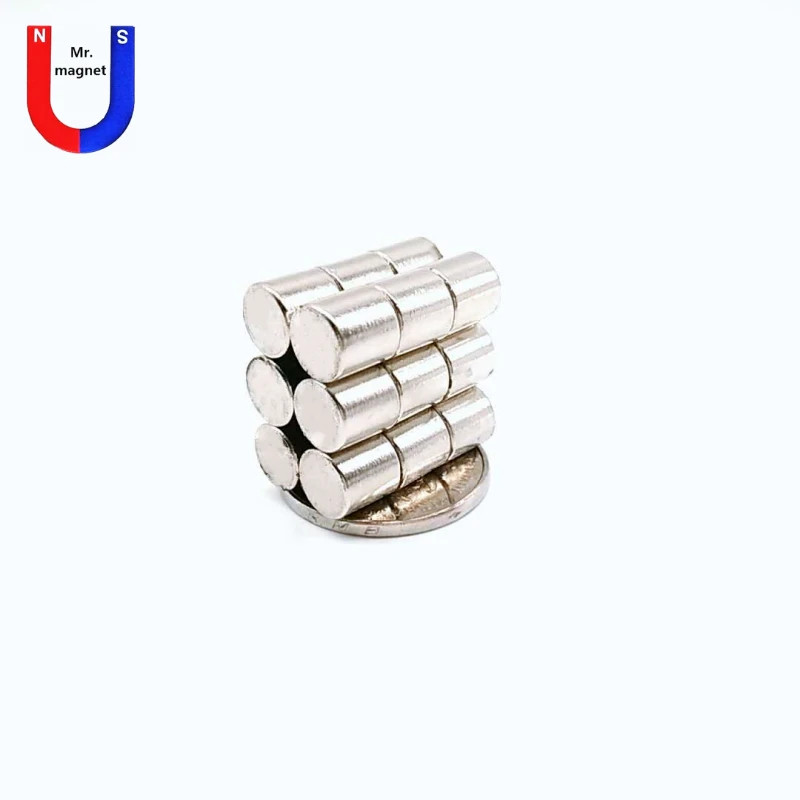 1000 pcs 8x8mm Super Strong Rare Magnet Terra Piccola Rotonda Magnete Al Neodimio Frigorifero 8x8 Mini magneti Permanenti N35 8*8 millimetri