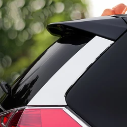 Stainless steel For Nissan X-trail Xtrail T32 Rogue 2014-2018 Rear windows pillar Spoilers Wings Cover Sticker Trim car styling