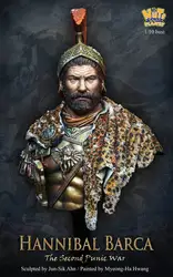 Resin Model Kit X-096  Hannibal Barca Collectible Unassembled Sculpture for Hobbyists