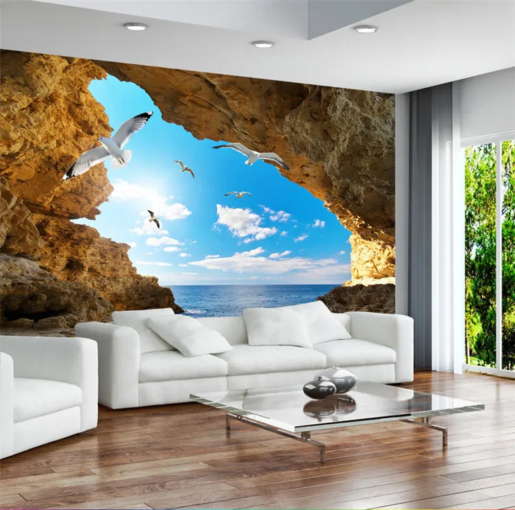 

Landscape Wall Mural Wall Covering Murals for Living Room TV Backsplash Wall Art Decor wallpaper for walls 3 d Roll