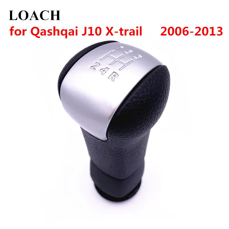 5Speed MT Gear Shift Knob for Nissan Qashqai J10 X-trail 2006-2013 Gearshift Arm Head Ball Manual POMO Shifter Lever Stick Pen