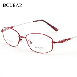 BCLEAR Fashion Women Glasses Frame Memory Alloy Eyeglasses Full Rim Frames Vintage Lady Glasses Optical Spectacle Frame 2019 New