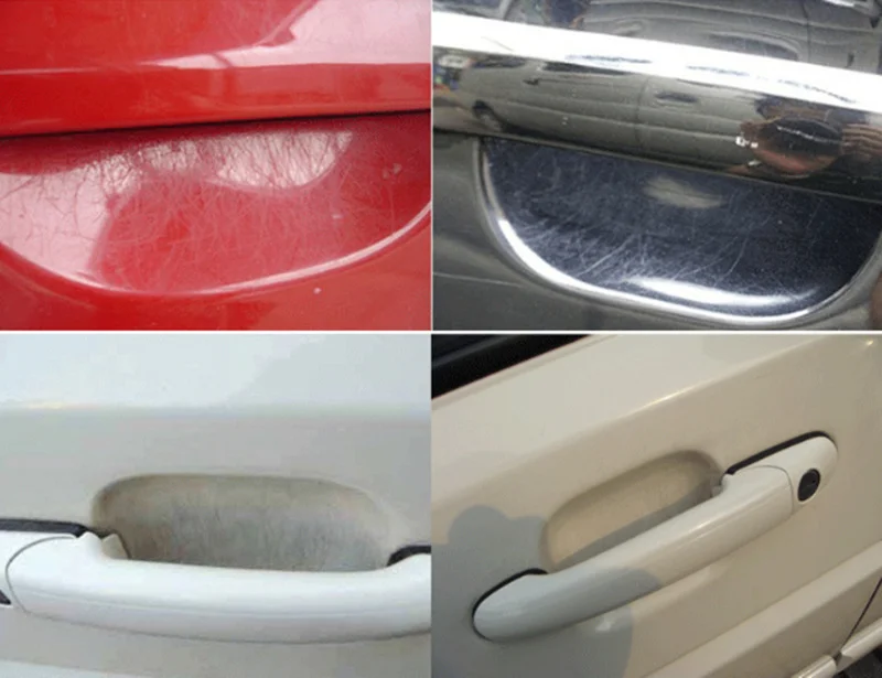 4Pcs Car door Handle Protection Film Car sticker for Skoda Octavia A2 A5 A7 Fabia Rapid Superb Yeti Roomster image 5