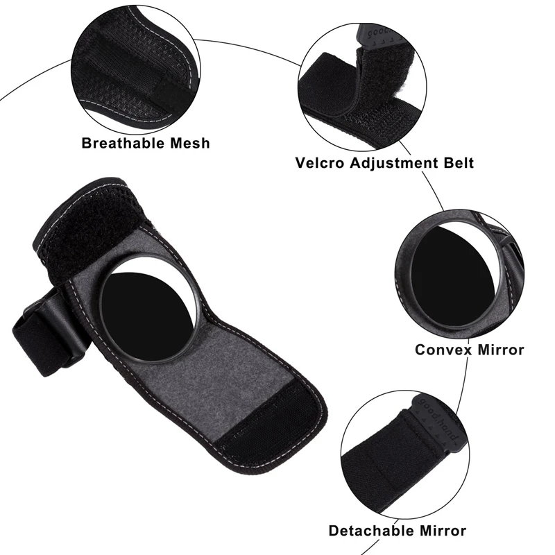 Bicycle Mirrors Bicycle Wrist Mirror Rearview Wristband Motorbike Handlebar Reflector Wristband Mirror Riding Equipment