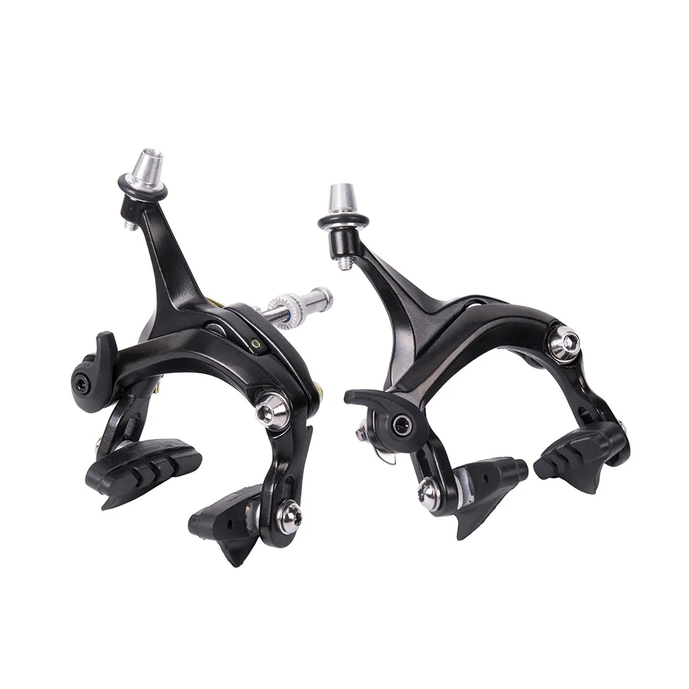 ZTTO Bicycle Parts Roadbike Bicycle Brake Racinge Dual Pivot Brake Aluminum Side Pull Caliper Front & Rear With Brake Pads 1 Set