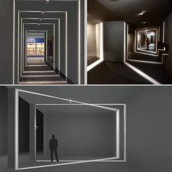 Lampada da parete a LED IP67 impermeabile per esterni, applique da parete a LED montata in superficie, illuminazione decorativa per camera da letto, corridoio, lampada da parete per finestra